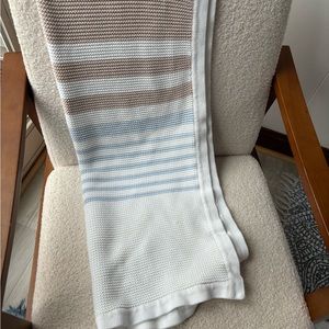 Knitted baby blanket